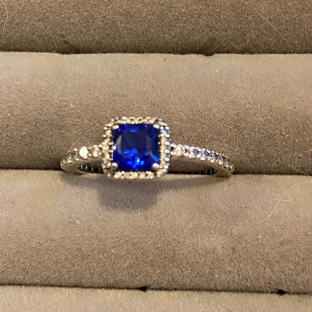 Pandora Timeless Elegance Blue Ring